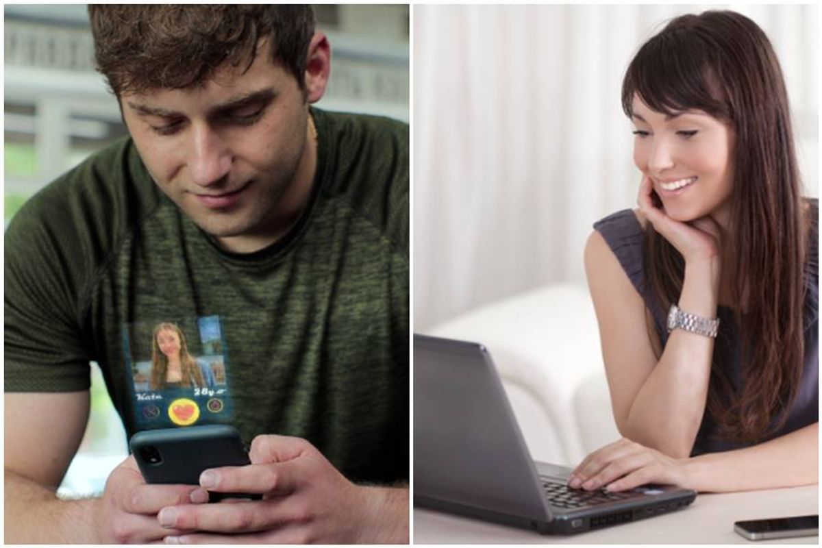 online dating, men and women dating, online dating