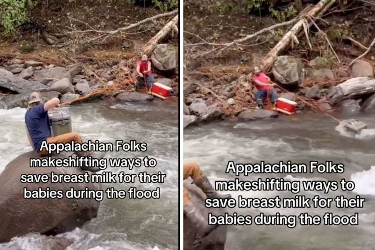 hurricane helene, appalachia, flooding, storing breastmilk