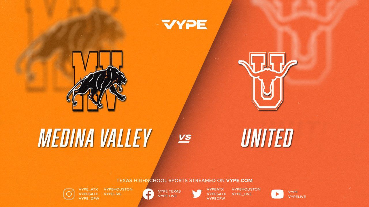 7PM - Football: Medina Valley vs. United
