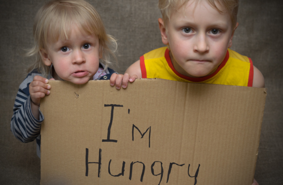 hungry, poor, disadvantaged