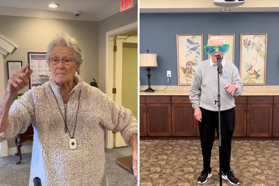 Senior living TikTok star proves there's life after 80 with hilarious skits