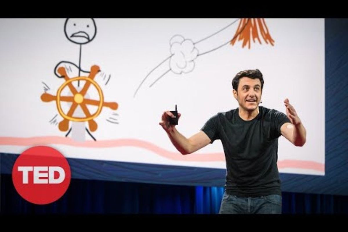 tim urban giving ted talk