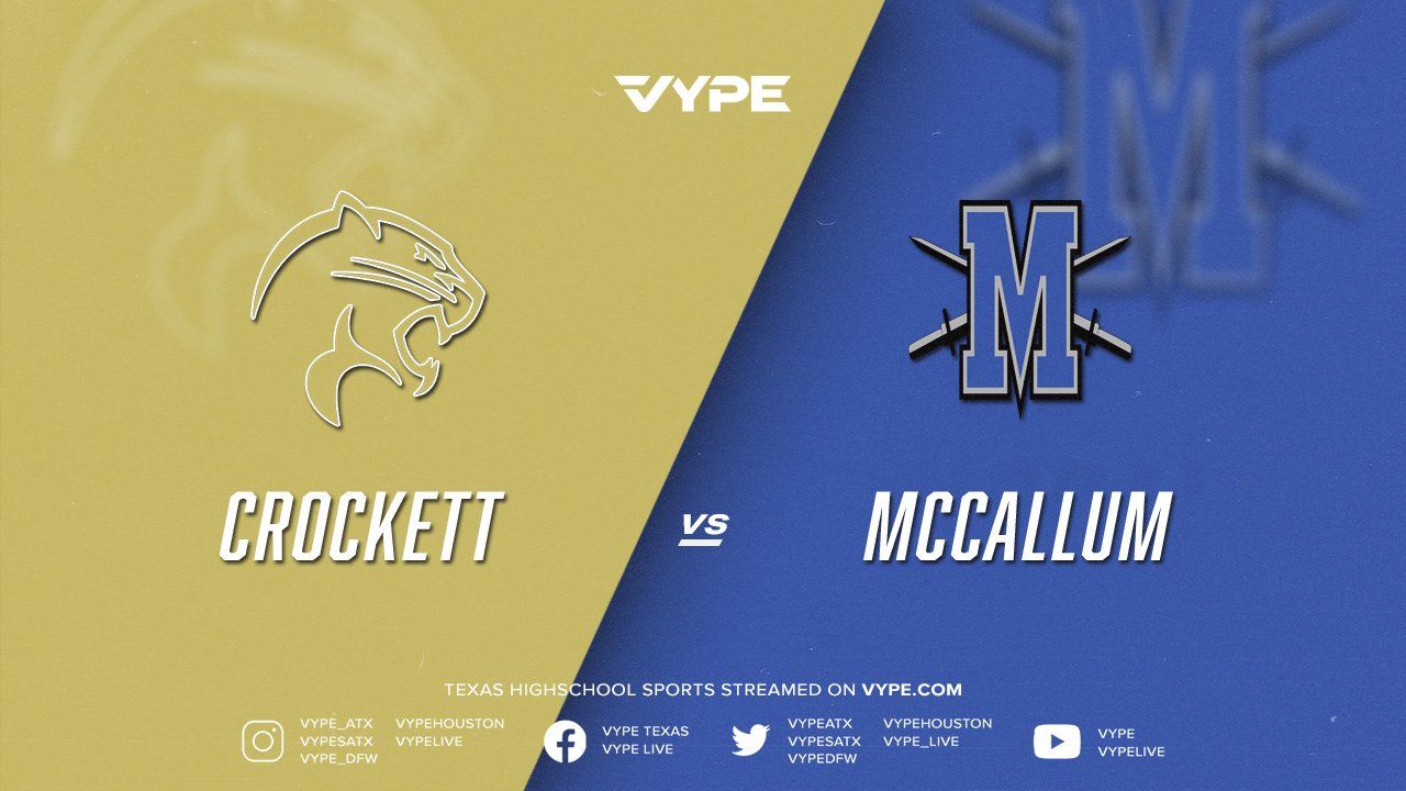 7:30PM - Football: Crockett vs. McCallum