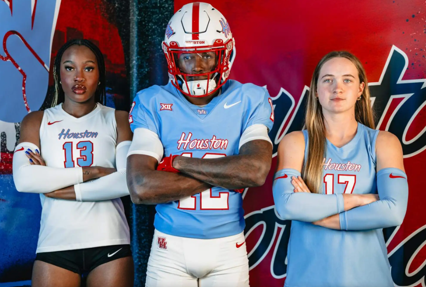 Here's why UH will expand 'Houston Blue' uniforms, reject NFL cease-and-desist