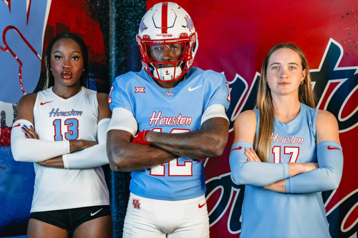 Here's why UH will expand 'Houston Blue' uniforms, reject NFL cease-and-desist