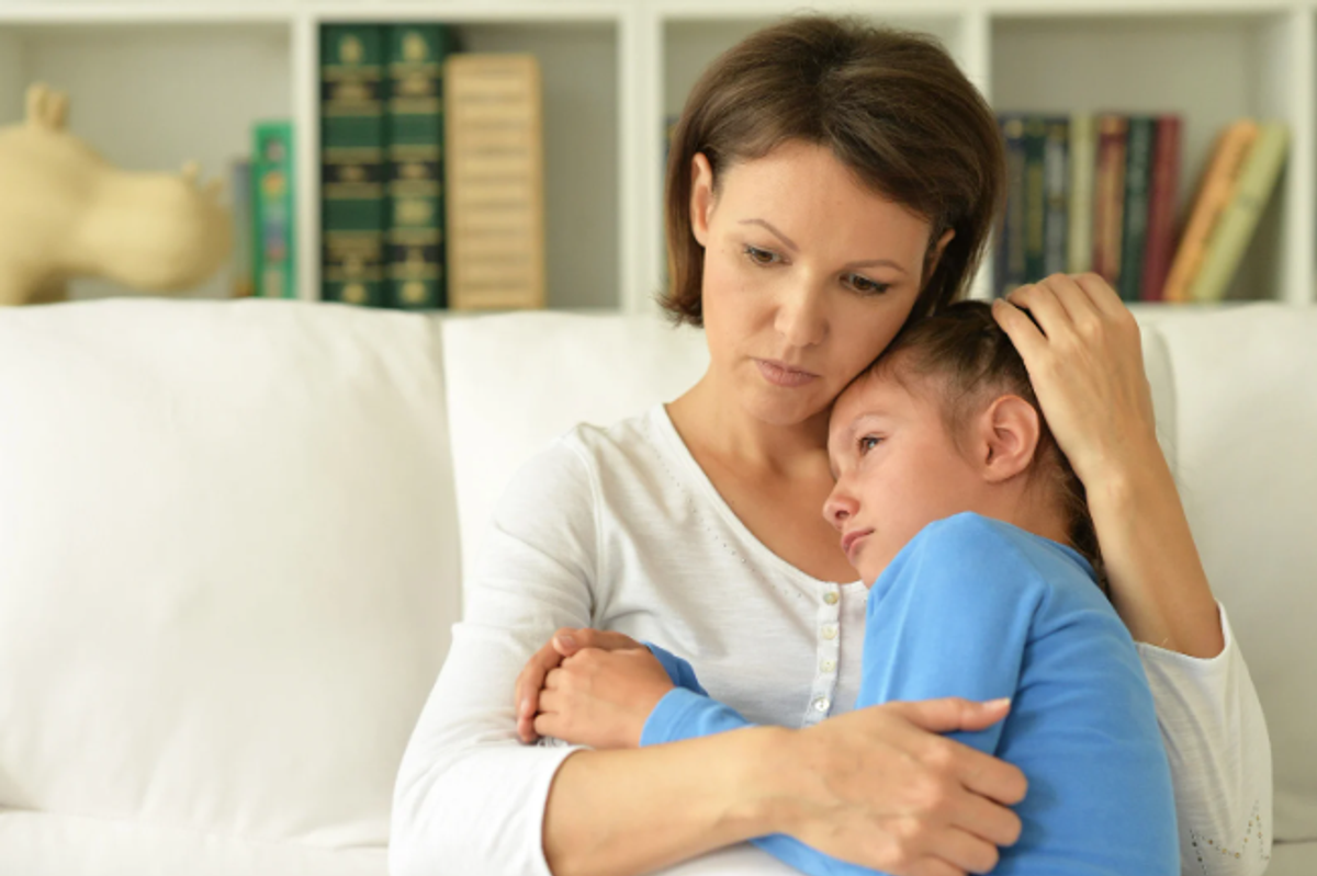 mom and child, sad child, self-pity
