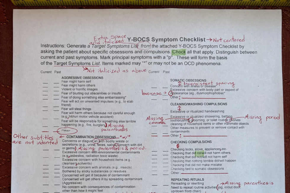 Viral OCD checklist with 'improvements' is hilarious — but there's more to the story.