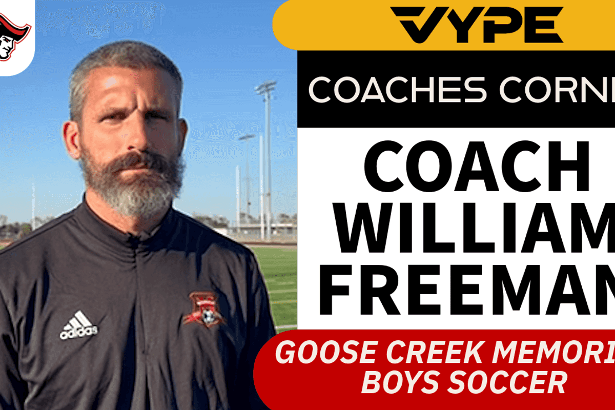 VYPE Coaches Corner: Goose Creek Memorial Soccer Coach William Freeman