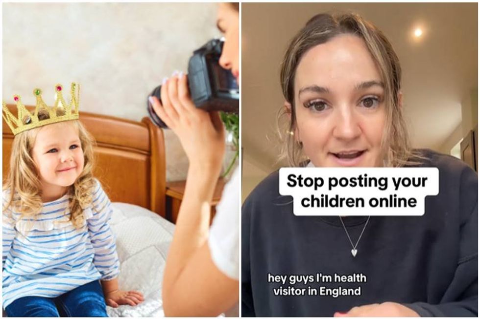 Family health worker has a dire warning for parents who share photos of their kids online