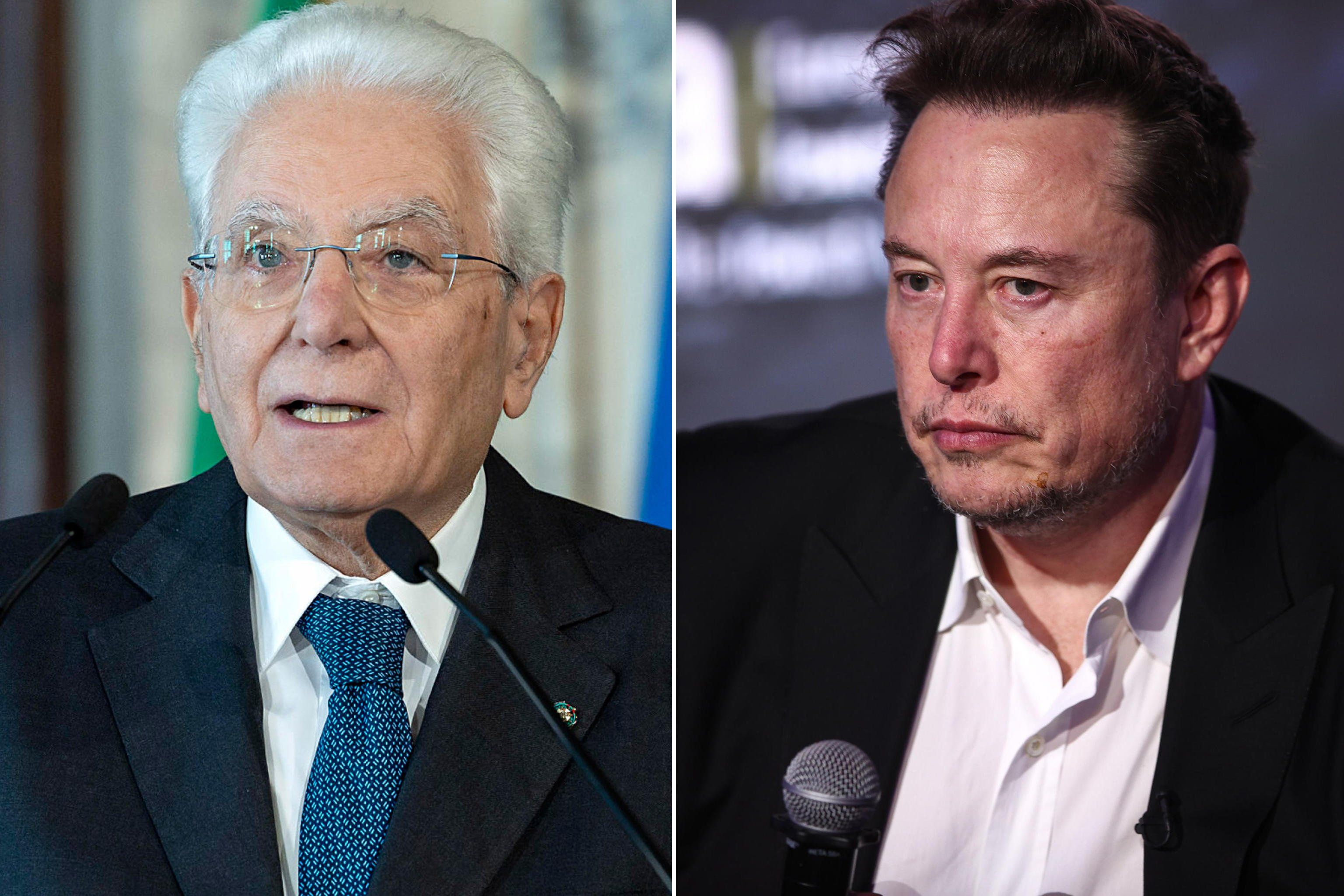 Re Sergio: «L’Italia bada a sé stessa». Mr Tesla: «Spero di incontrarlo»