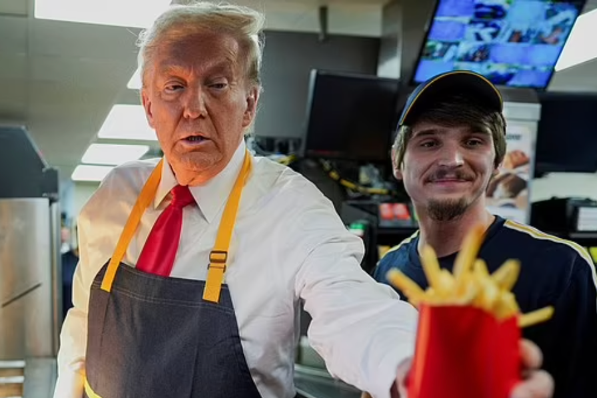 'Complete Fraud' RFK Jr. Caught Chomping McDonald's Burger With Trump