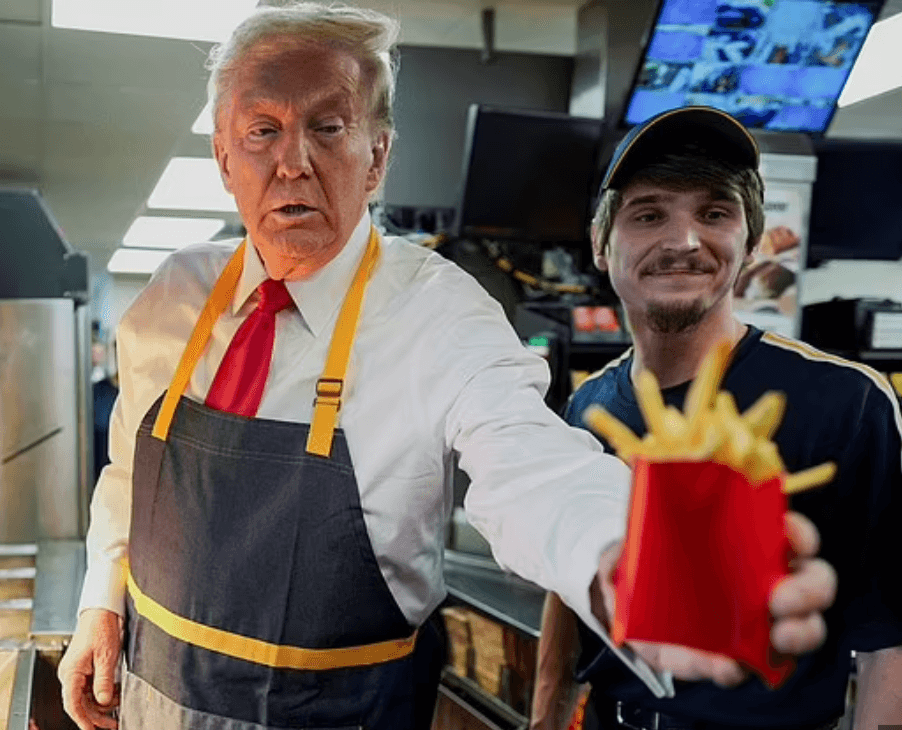 'Complete Fraud' RFK Jr. Caught Chomping McDonald's Burger With Trump