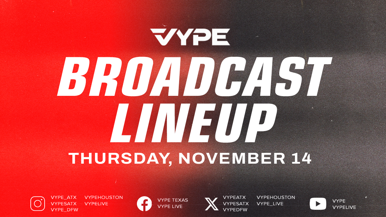 VYPE Live Lineup - Thursday 11/14/24