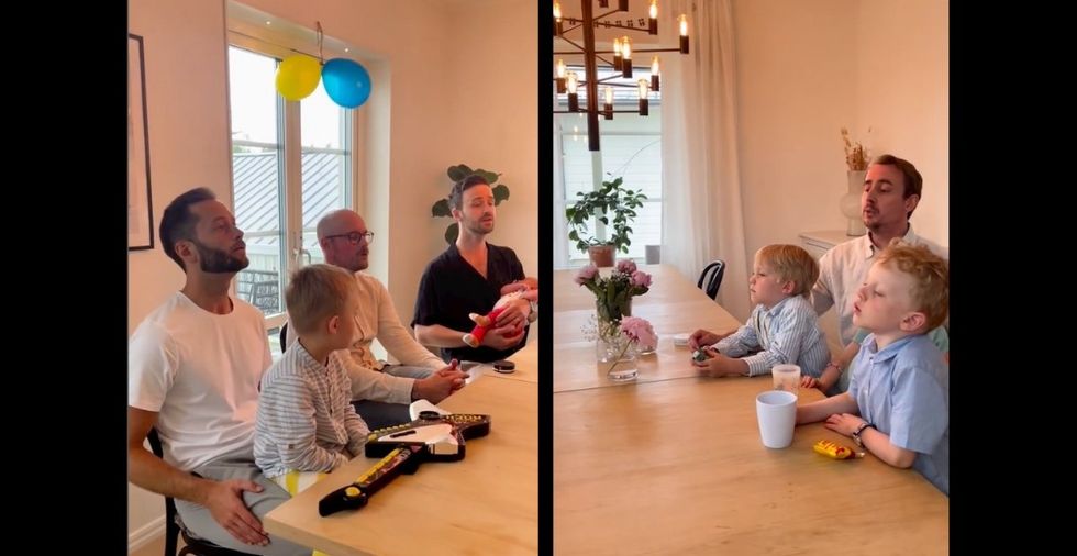 Group of Swedish dads bust out singing at play dates with their kids and holy moly