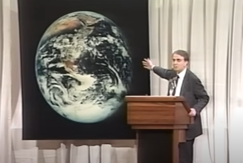 Carl Sagan's irrefutable 1990 argument for using all U.S. resources to fight climate change