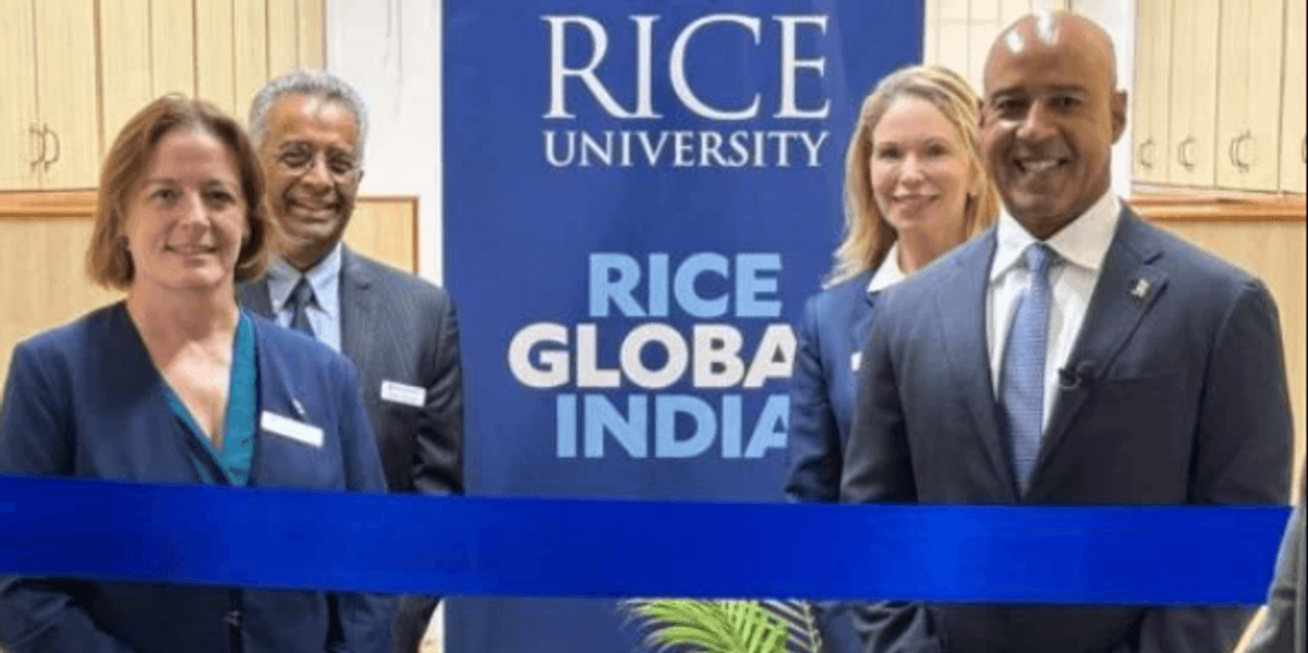 Rice University launches hub in India to drive education, tech innovation abroad