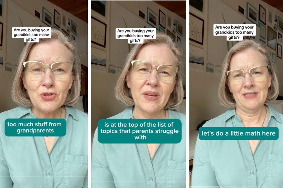 Grandma offers wake-up call for grandparents who can't stop buying the grandkids presents