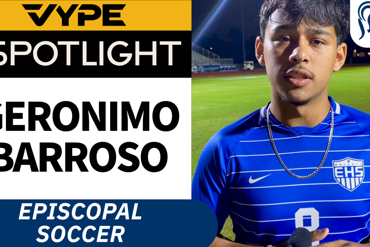 VYPE Spotlight: Geronimo Barroso of Episcopal Soccer