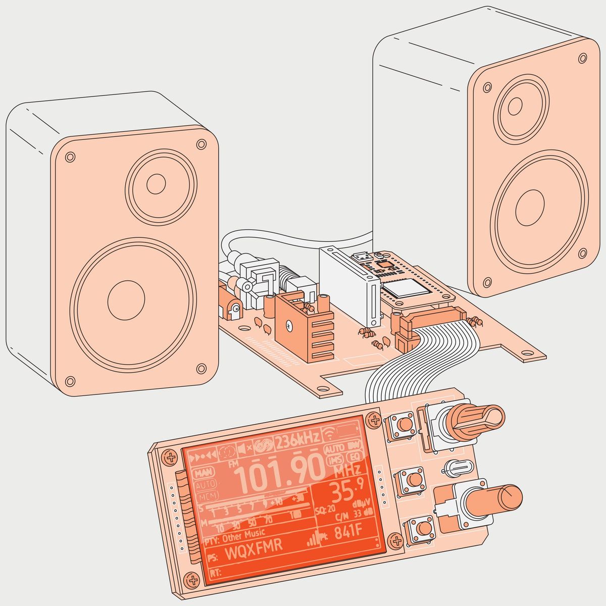Hacking A Car-Radio Chip Into The Ultimate SDR Receiver