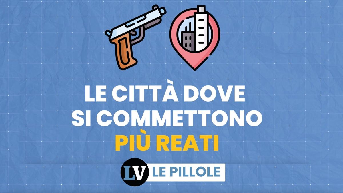 Dove si commettono più reati