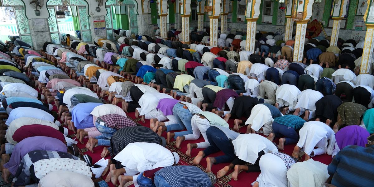 Pizzo islamico per la moschea