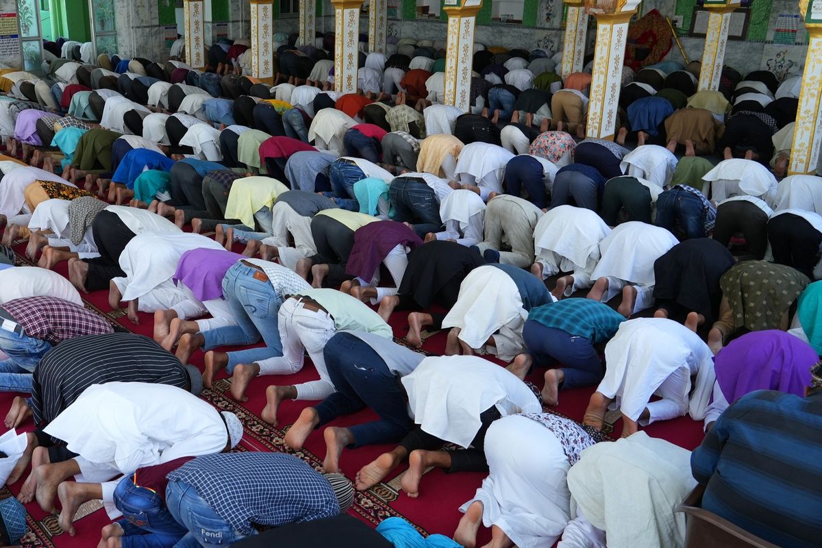 Pizzo islamico per la moschea