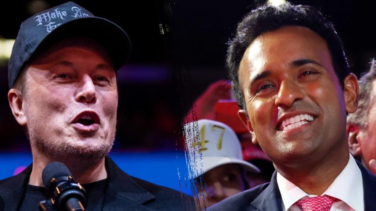 Billionaire Tesla/SpaceX CEO Elon Musk and MAGA businessman Vivek Ramaswamy