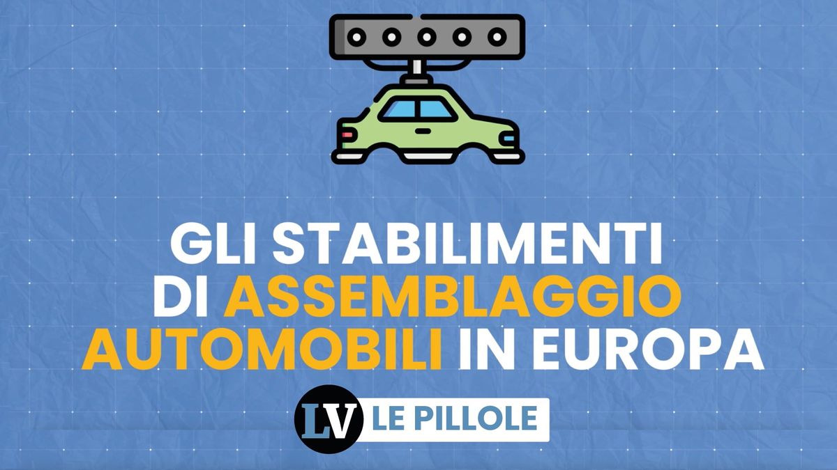 Gli stabilimenti di assemblaggio automobili in Europa