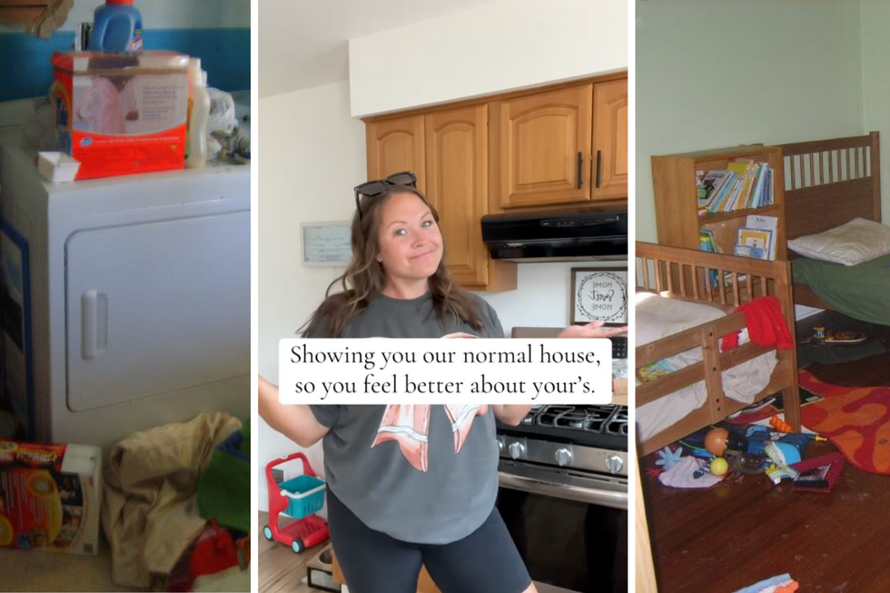 People are giving 'average house tours' and showing off the messy realities of life