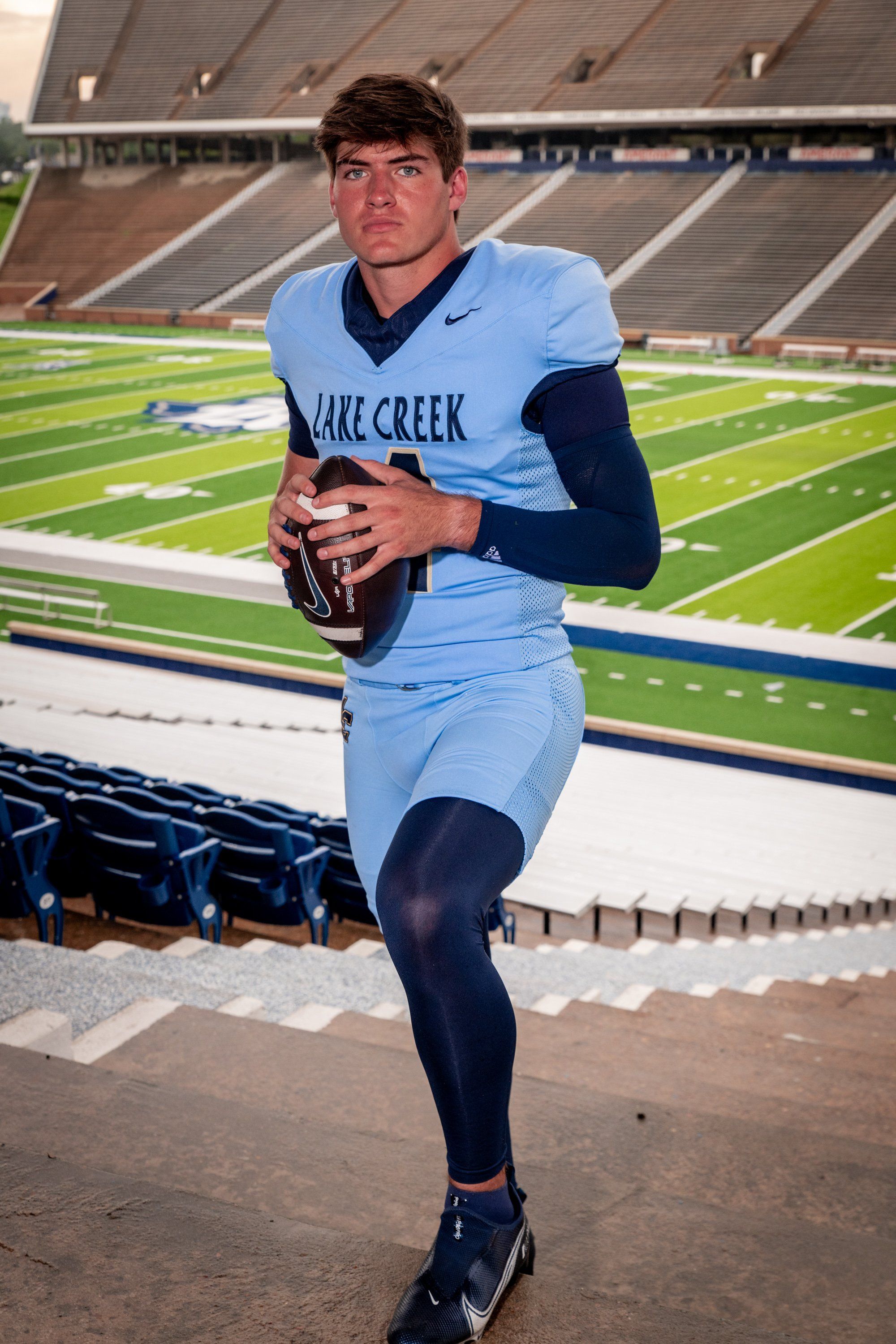 KEEPING THE FAITH: Lake Creek's Morcos is an Aggie
