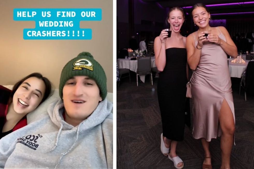 Couple tracks down the women who crashed their wedding and they end up becoming friends