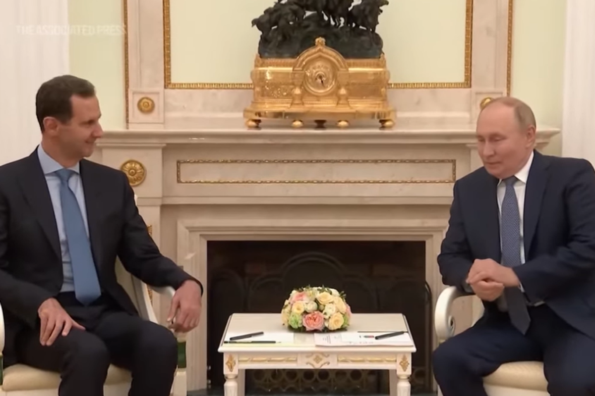 Vladimir Putin and Assad