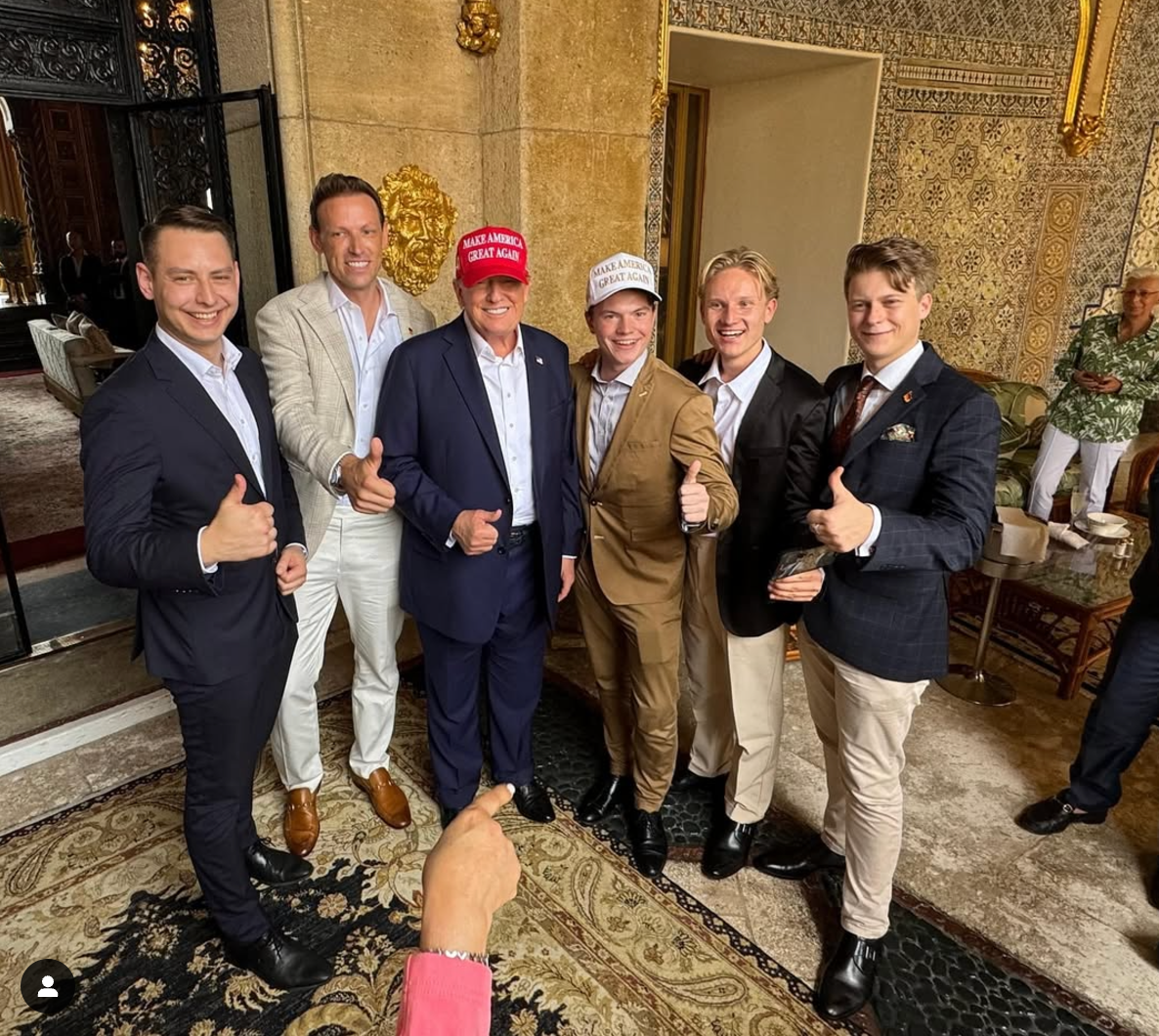 At Mar-a-Lago, Trump Hosted German Far-Right 'Friends' Who Defend Nazis