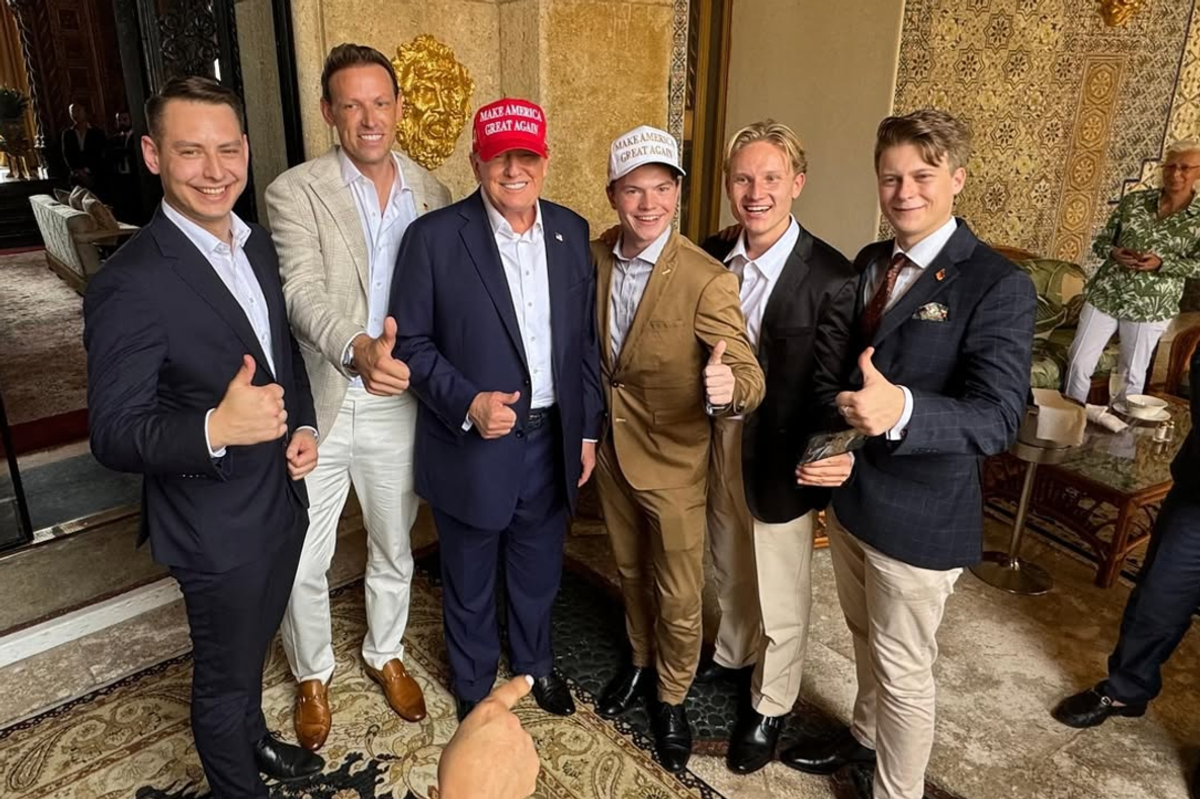 At Mar-a-Lago, Trump Hosted German Far-Right 'Friends' Who Defend Nazis