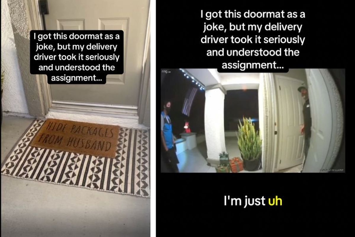 amazon, amazon driver, doorbell cam, doorbell cam footage