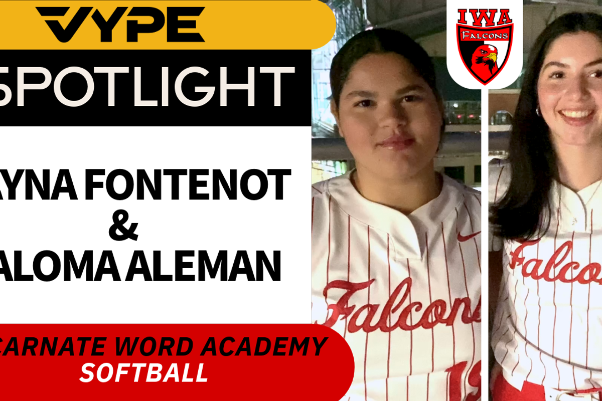 VYPE Spotlight: Jayna Fontenot & Paloma Aleman of Incarnate Word Academy Softball