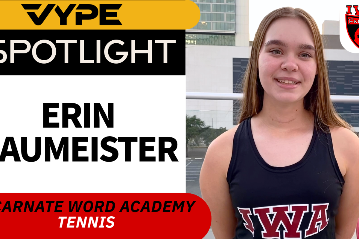 VYPE Spotlight: Erin Baumeister of Incarnate Word Academy Tennis