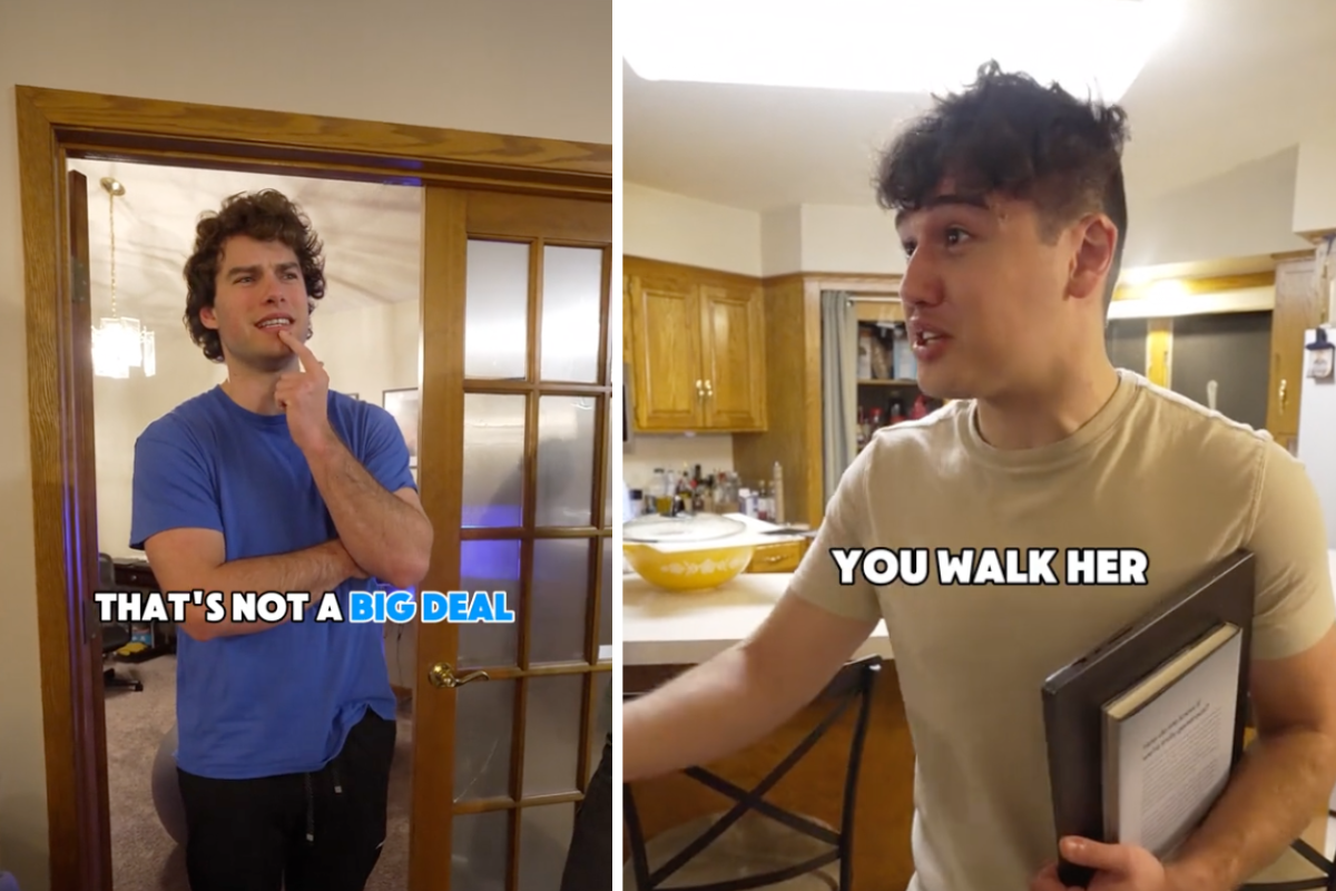 young men talking animatedly