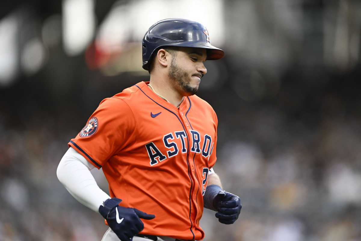 Astros Yainer Diaz, sad