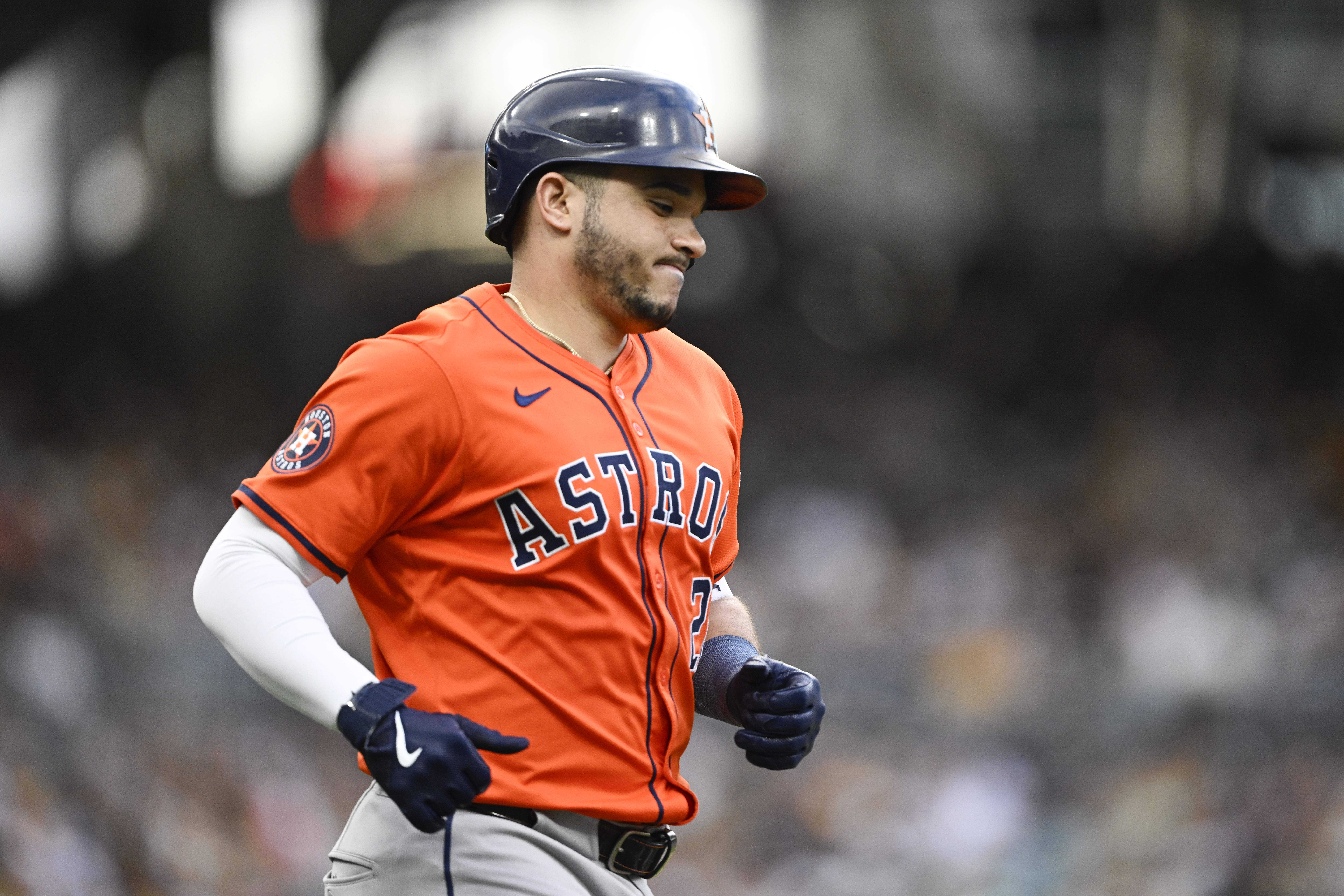 Astros Yainer Diaz, sad