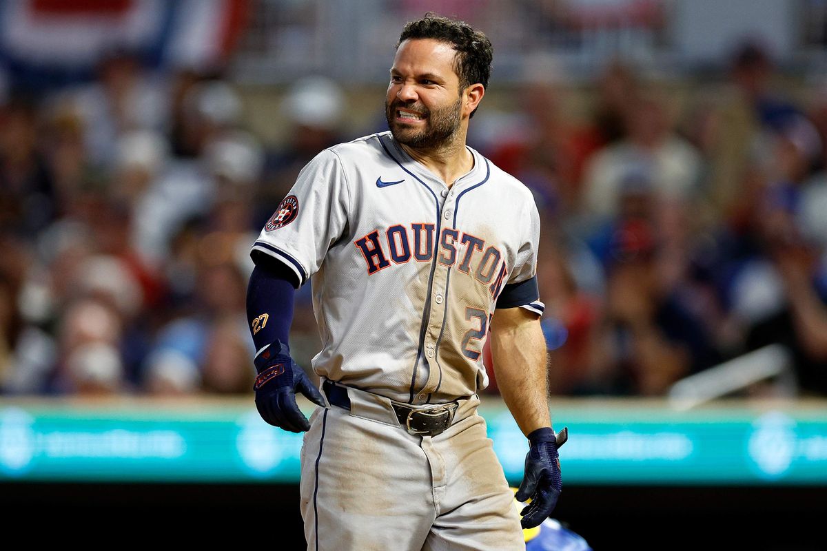 Astros Jose Altuve, sad.