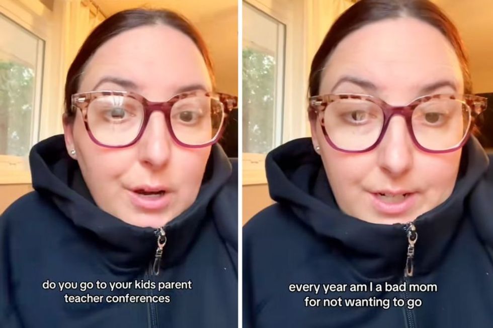 Mom wonders if she's alone in not wanting to go to her kid's parent-teacher conference