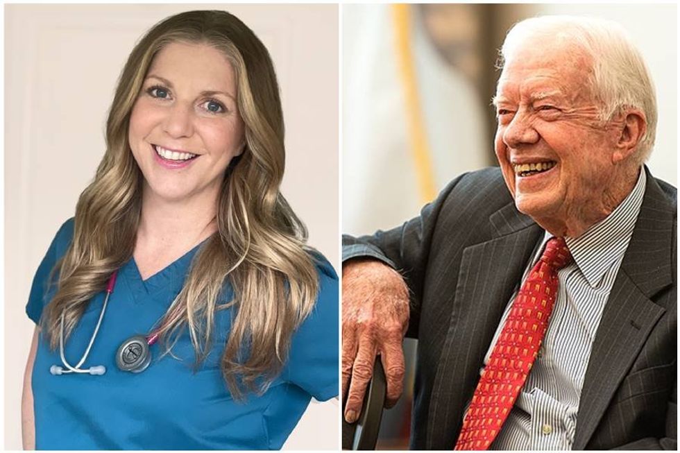 Hospice nurse reassures people worried by recent footage of Jimmy Carter at 100
