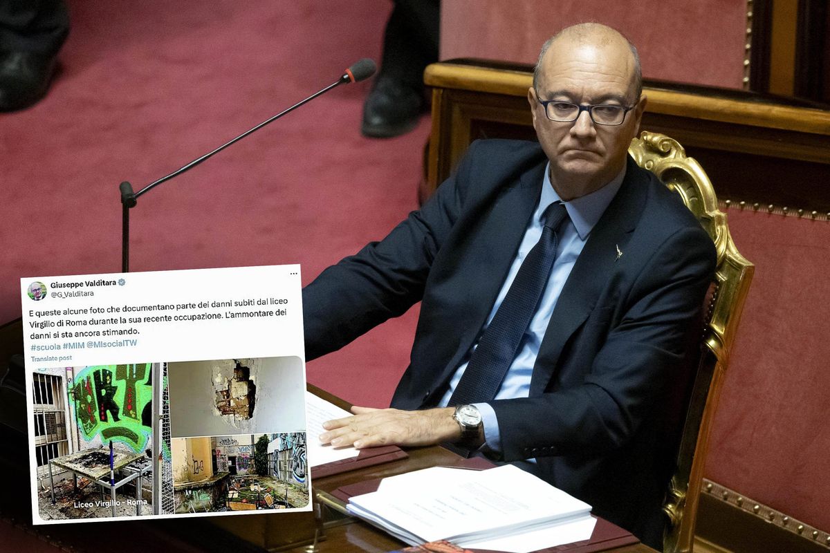 Braccano i «no vax» ma non chi distrugge le aule scolastiche