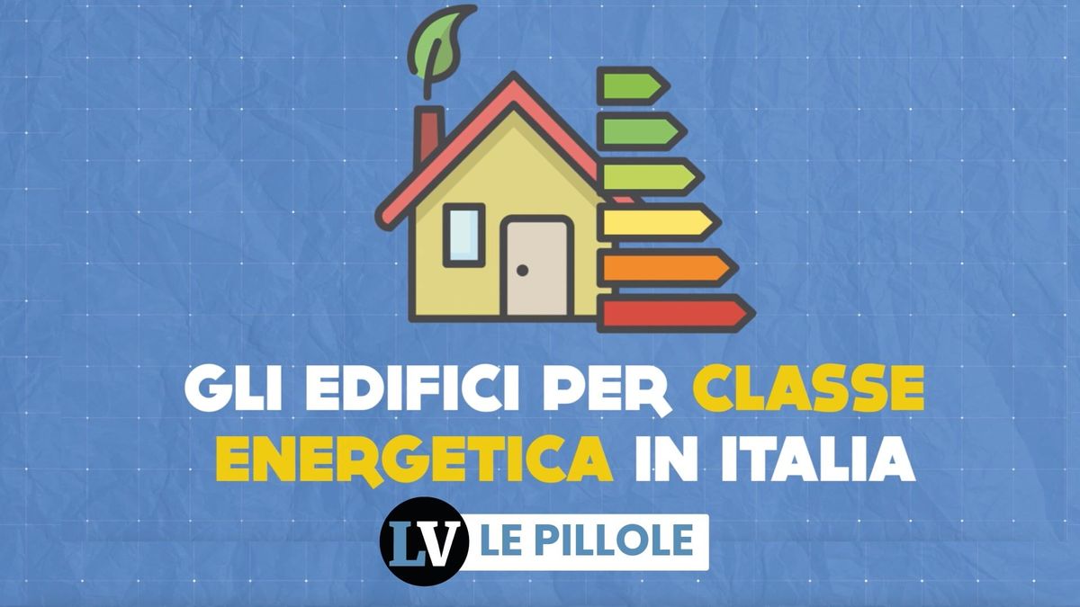 Edifici per classe energetica in Italia