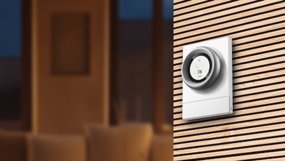 photo of Touchscreen Dial V1 on a wall