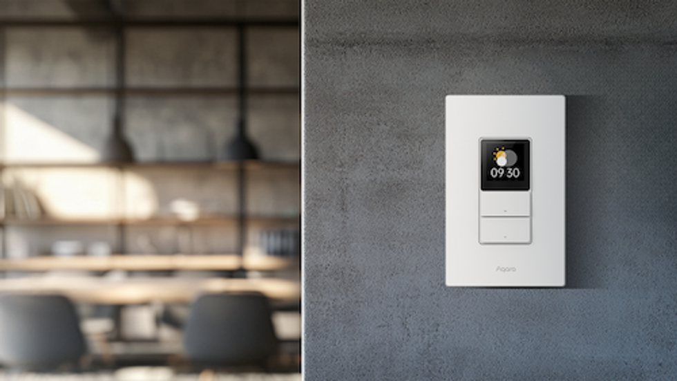 photo of Touchscreen Switch S100 US on a wall