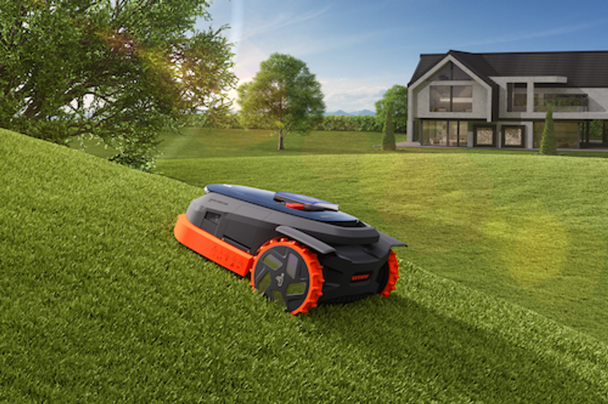 photo of Segway Navimow X3 Series going up a hill