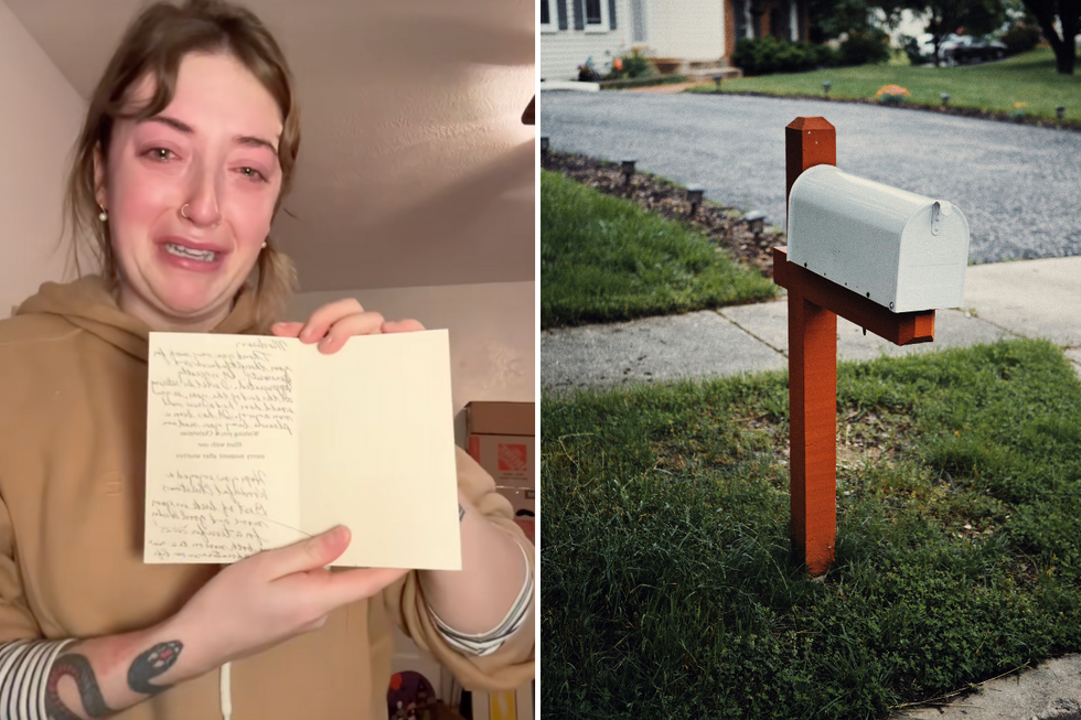 Woman receives unexpected letter from her mailman of 22 years and it leaves her in tears