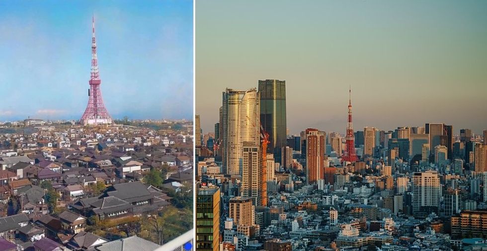 Real photo of downtown Tokyo in 1960 before skyscrapers were built is blowing people's minds